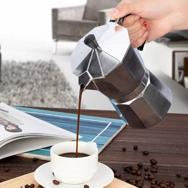 Aluminium coffee maker