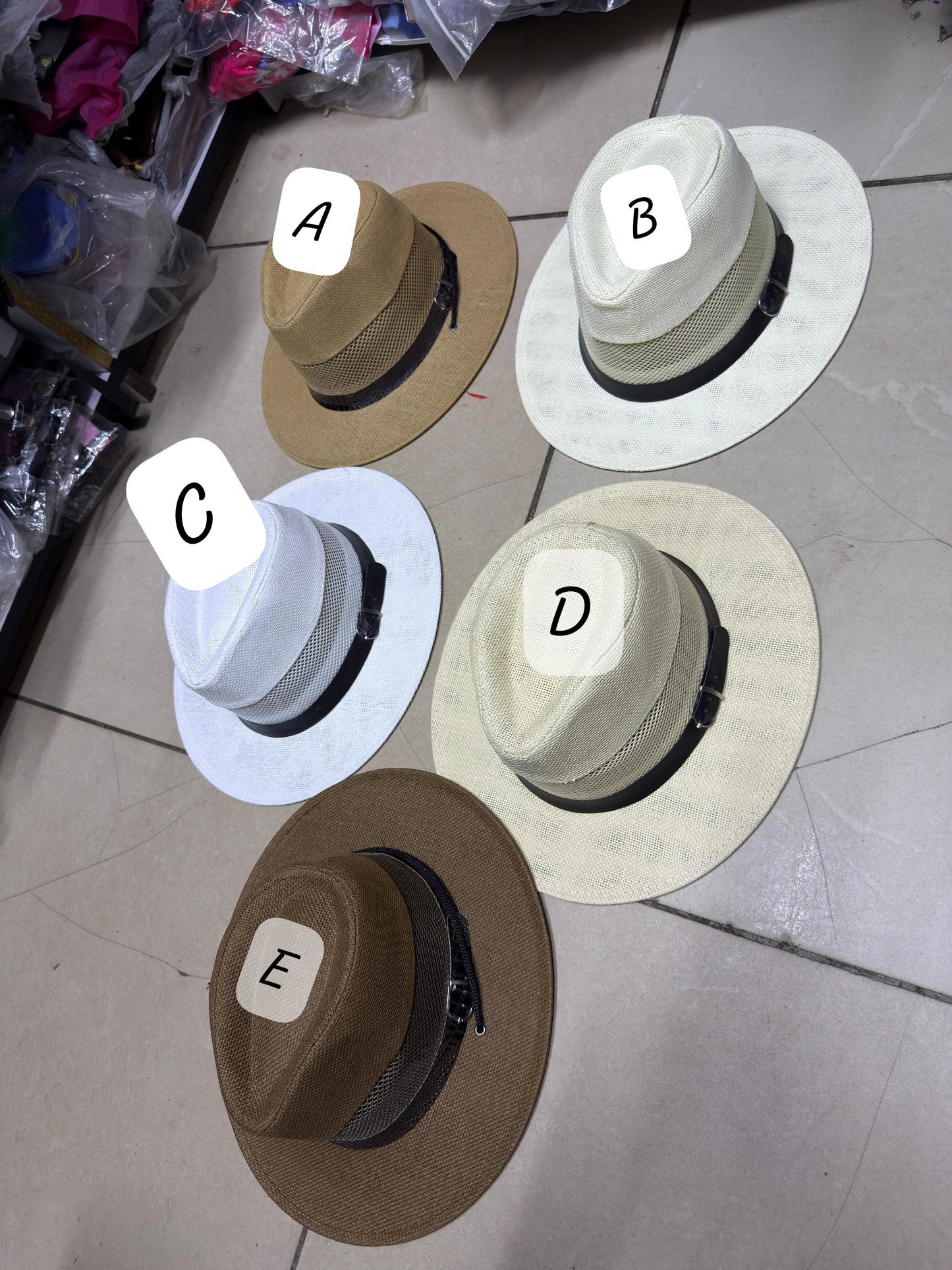 Mens straw fedora hats summer hat