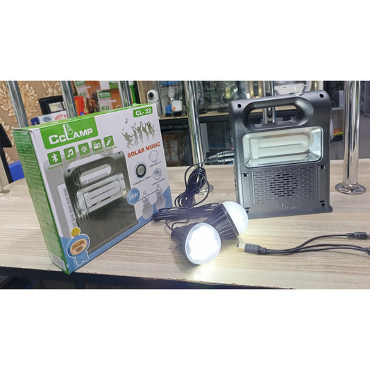 CcLamp CL-22 Solar Music Kit with 2 bulbs