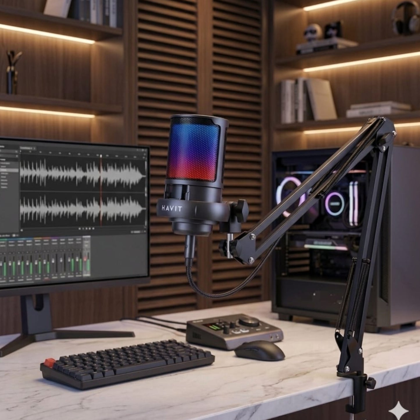 Gamenote GK50 Pro Recording Live Microphone