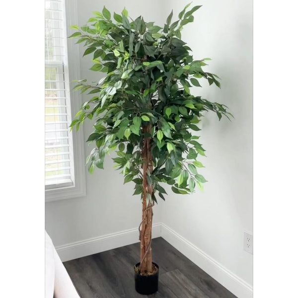 180cm Artificial Ficus Tree Real Touch Plant with Pot