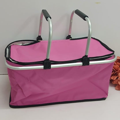 Portable Foldable Insulated Picnic Basket