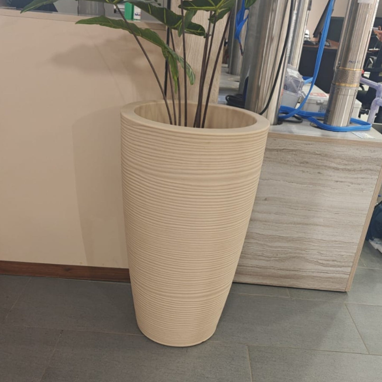 Textured  Round Planter