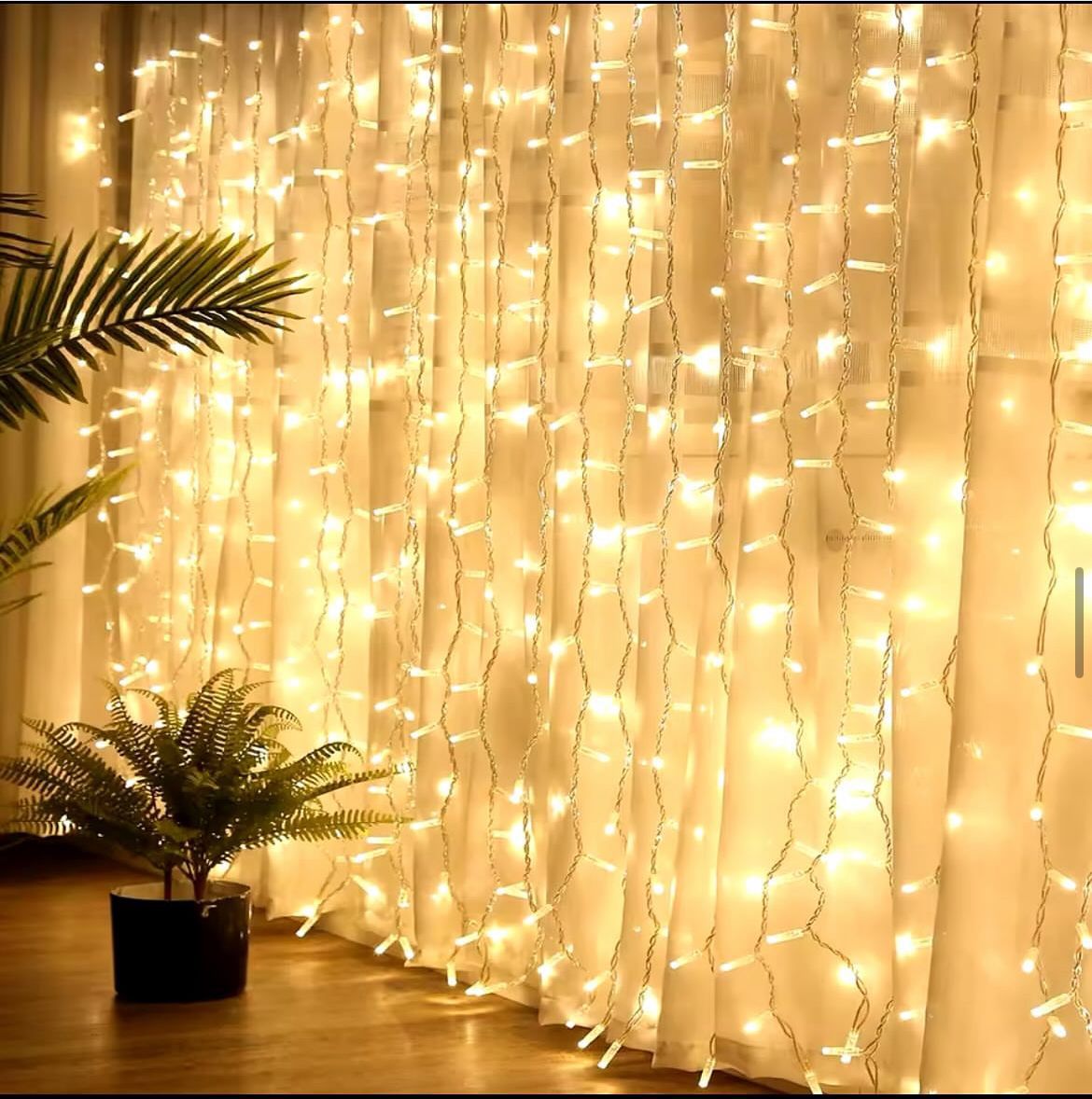 300 LED Window Curtain Lights