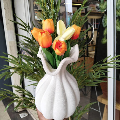 White Ceramic vase