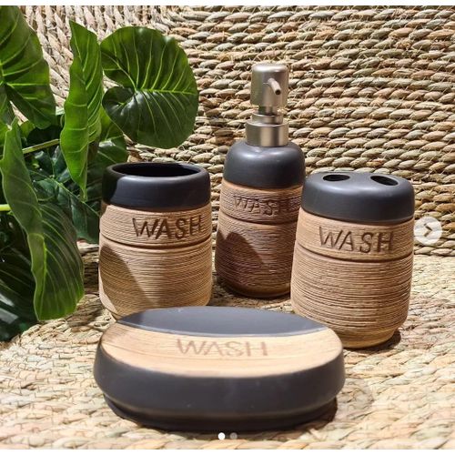 4 in 1 Ceramic bathroom set
