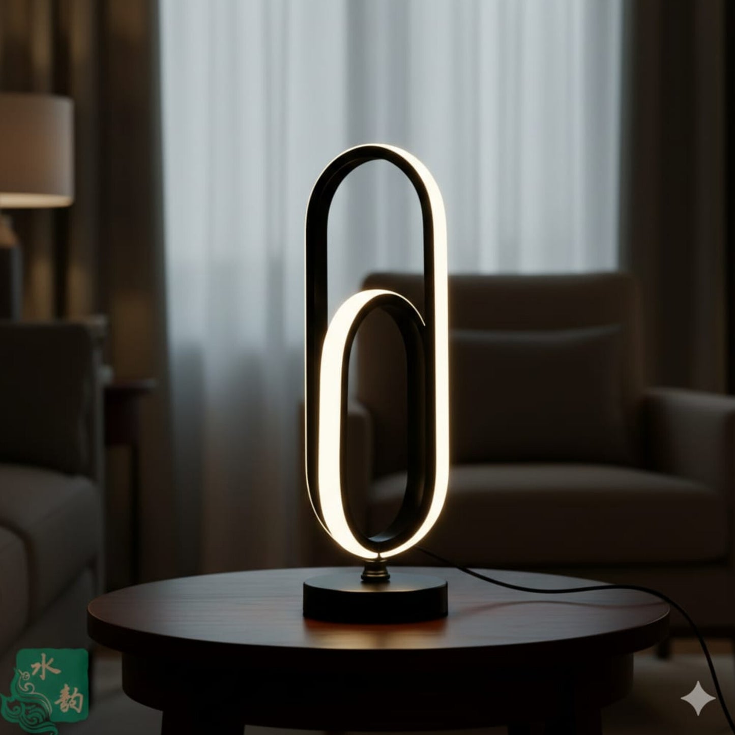 LED U-Shaped Decorative Table Lamp