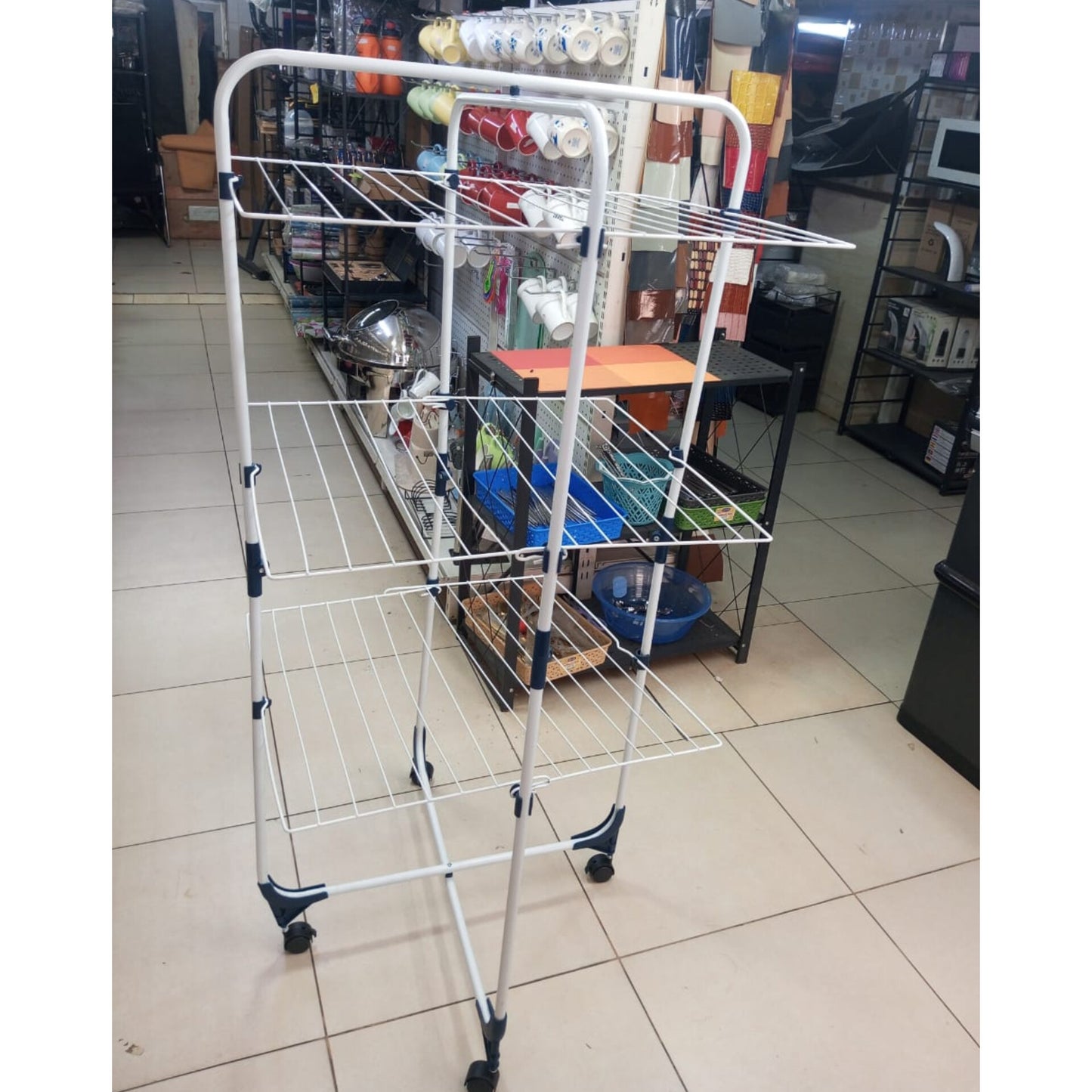 Outdoor drying rack