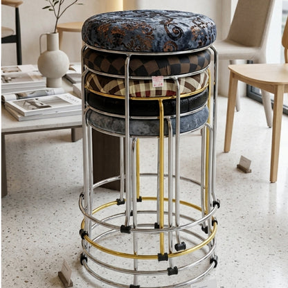 5Pcs metallic stools