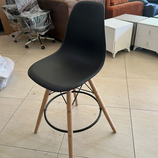 Kitchen island stool high bar stool black
