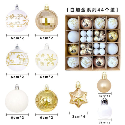 36pcs Christmas balls
