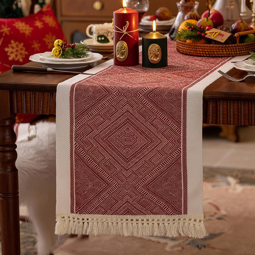 Waterproof Table Runner and Placemat Set