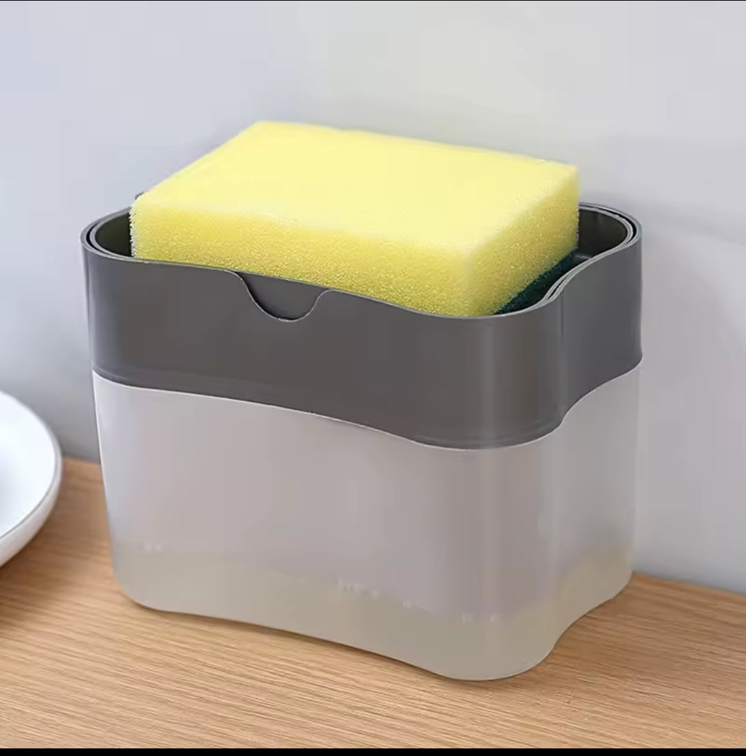 Soap Pump Dispenser with Sponge Holder