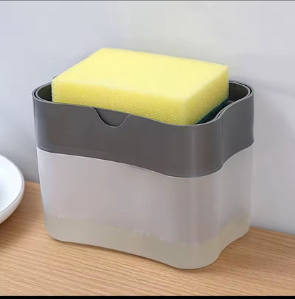Soap Pump Dispenser with Sponge Holder