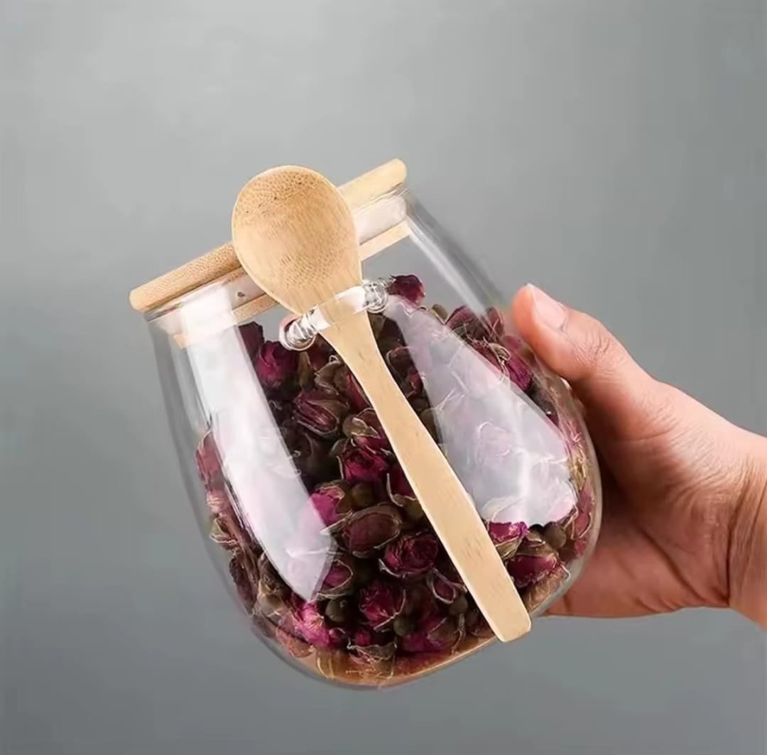 1000ml Glass Cereal Storage Canister