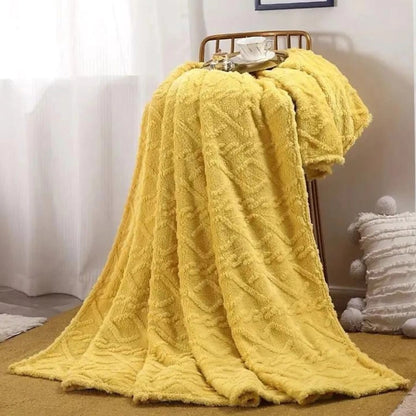 Monolayer winter throw blanket/, fleece blankets