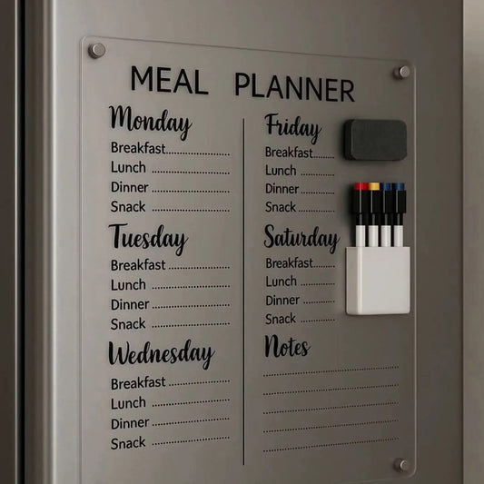 Fridge Magnetic Weekly  Meal Planner