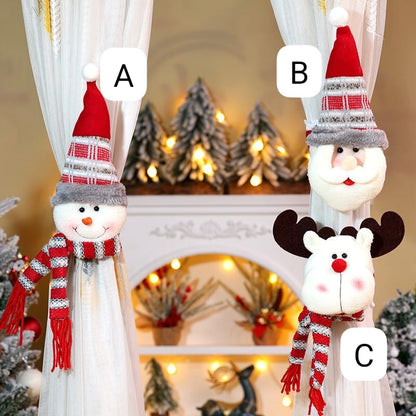 Christmas Curtain Holder Tiebacks
