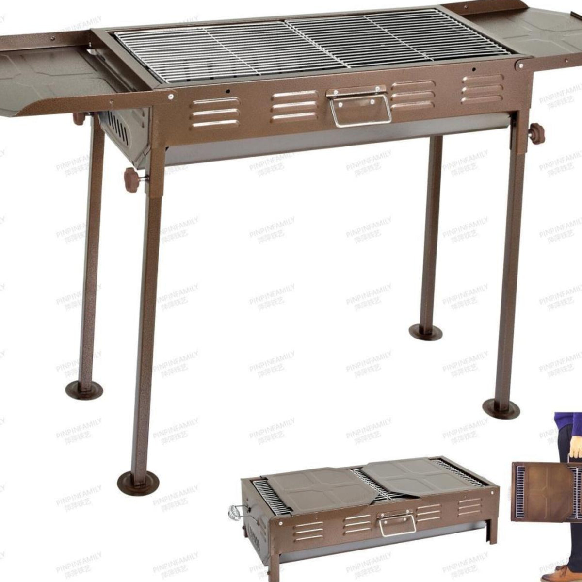 Portable Folding Charcoal BBQ Grill