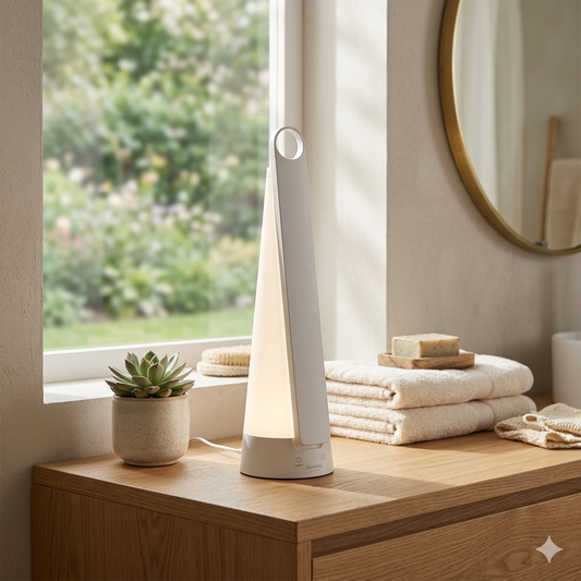 Desk Lamp with Blue,Green & Red Nightlight
 LD G609-WH