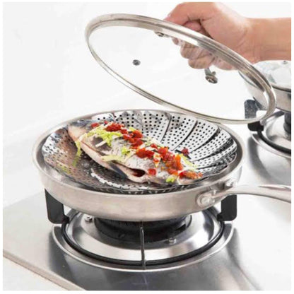 Stainless steel steamer basket