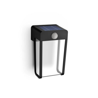 Philips LED Solar Wall Light Frosted 225 Lumen Shroud SR