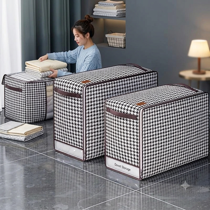 Quilt Duvet Closet Organizer