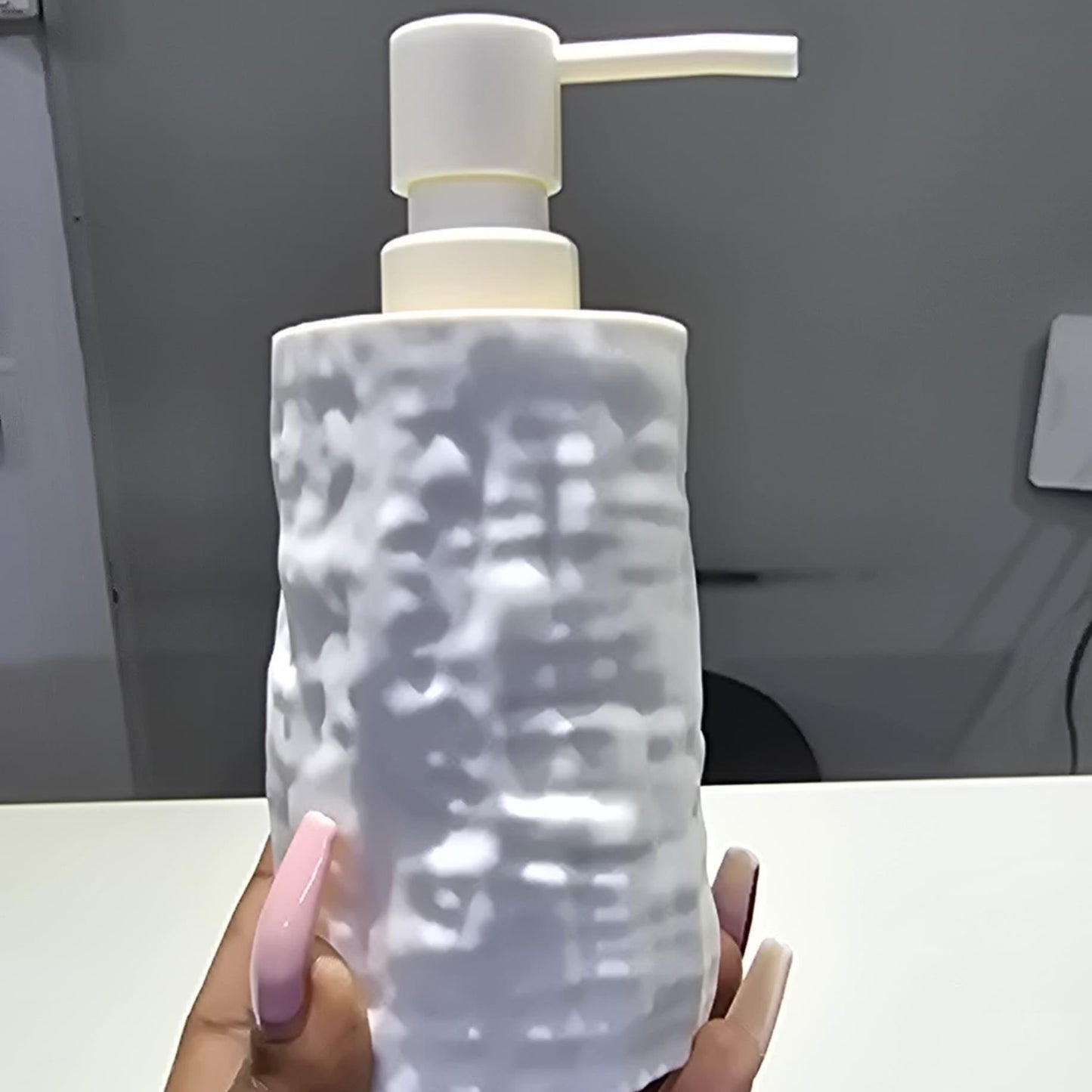Stone Textured Soap Dispenser