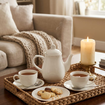 300Ml Ceramic White Tea Kettle