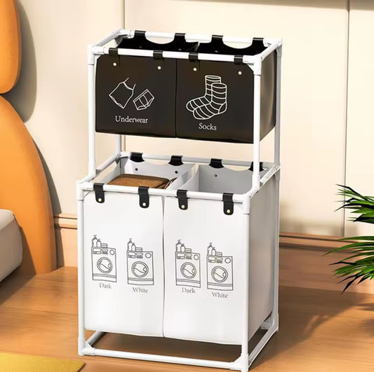 Laundry basket  with wheels