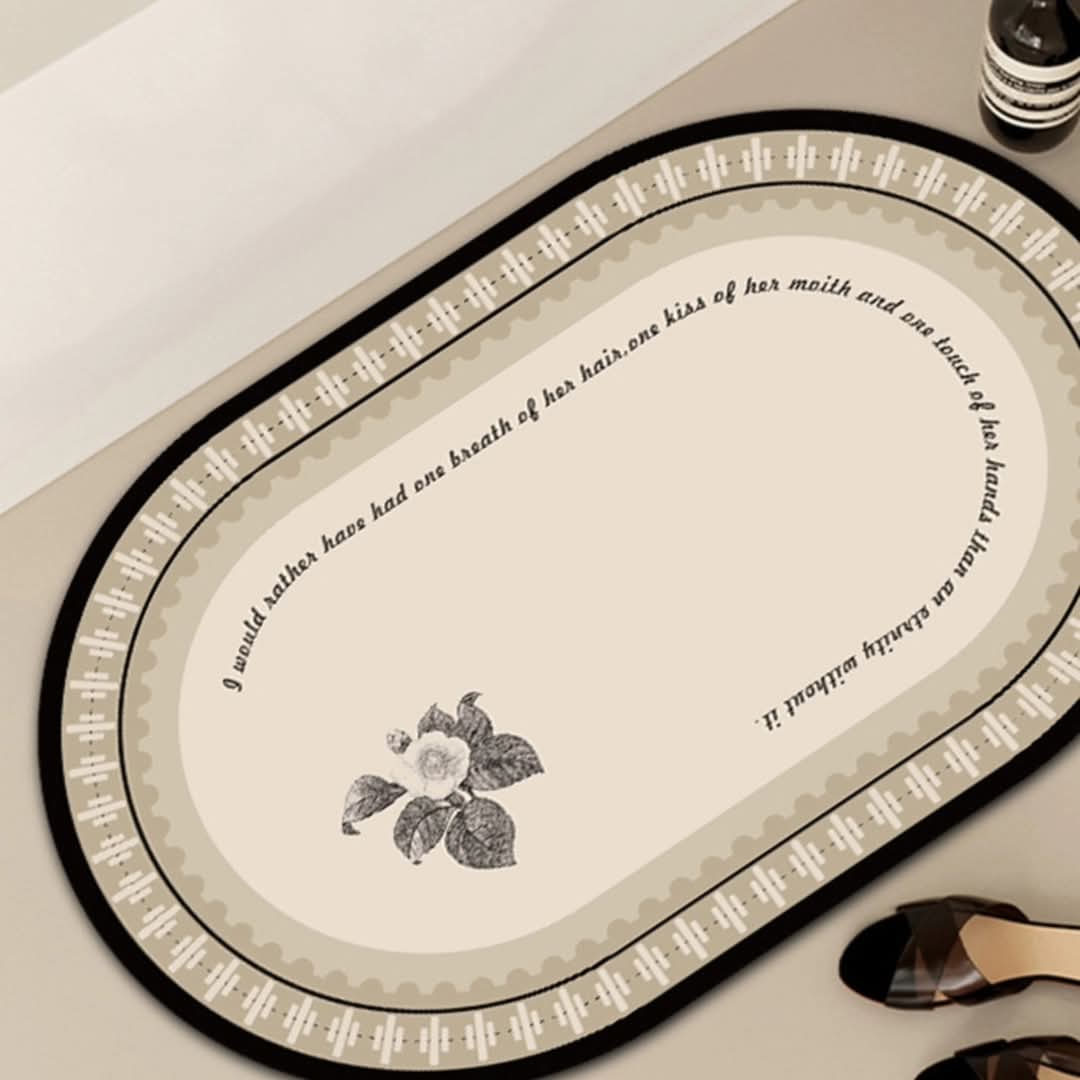 Antislip bathroom mat