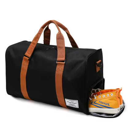 Gym Duffle Bag with Shoe Compartment