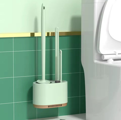 3 in 1 wall mounted toilet brush