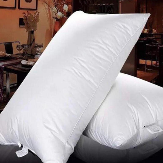 Compressed heavy filled pillow