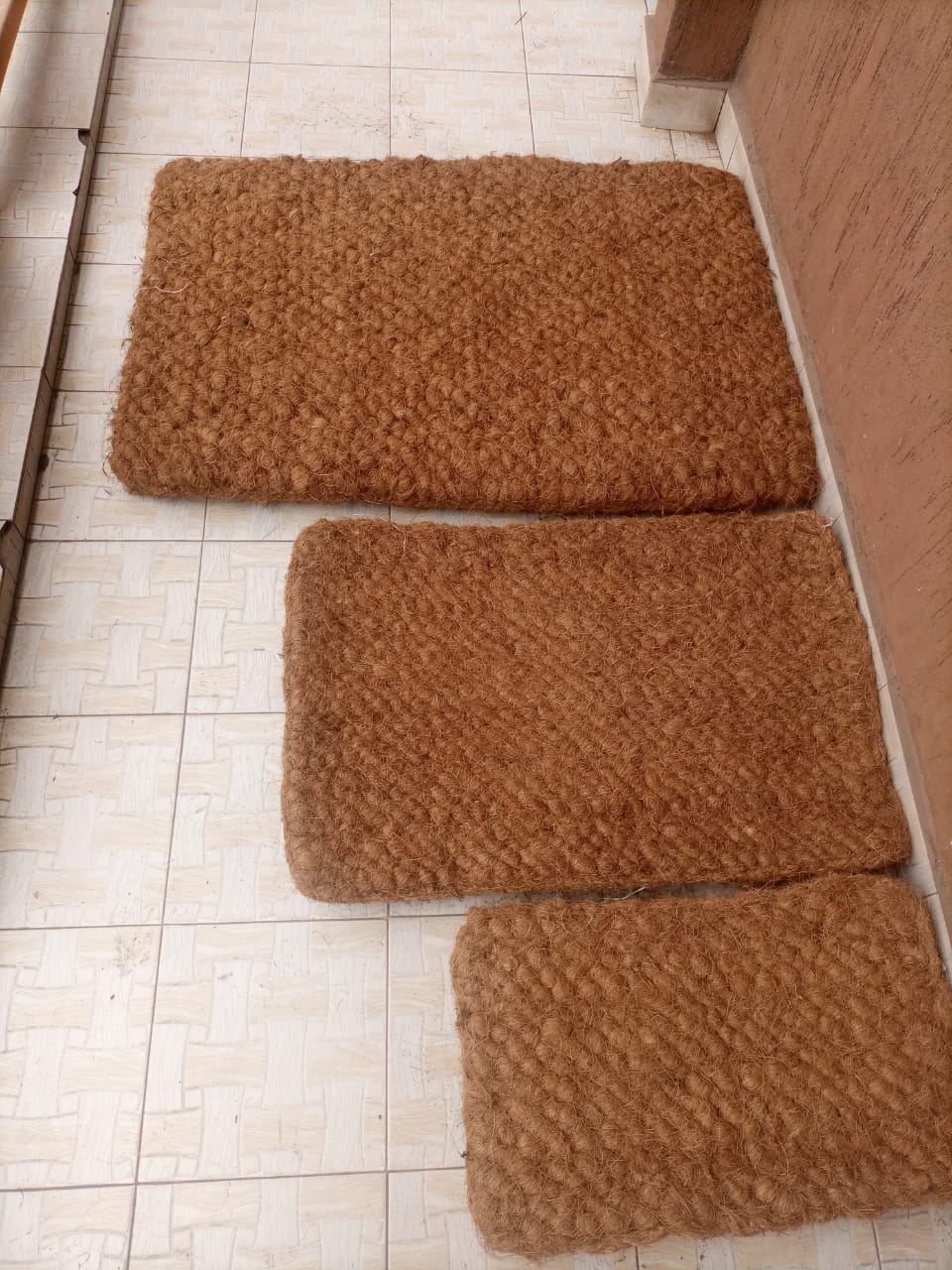 Coconut reeds door mats