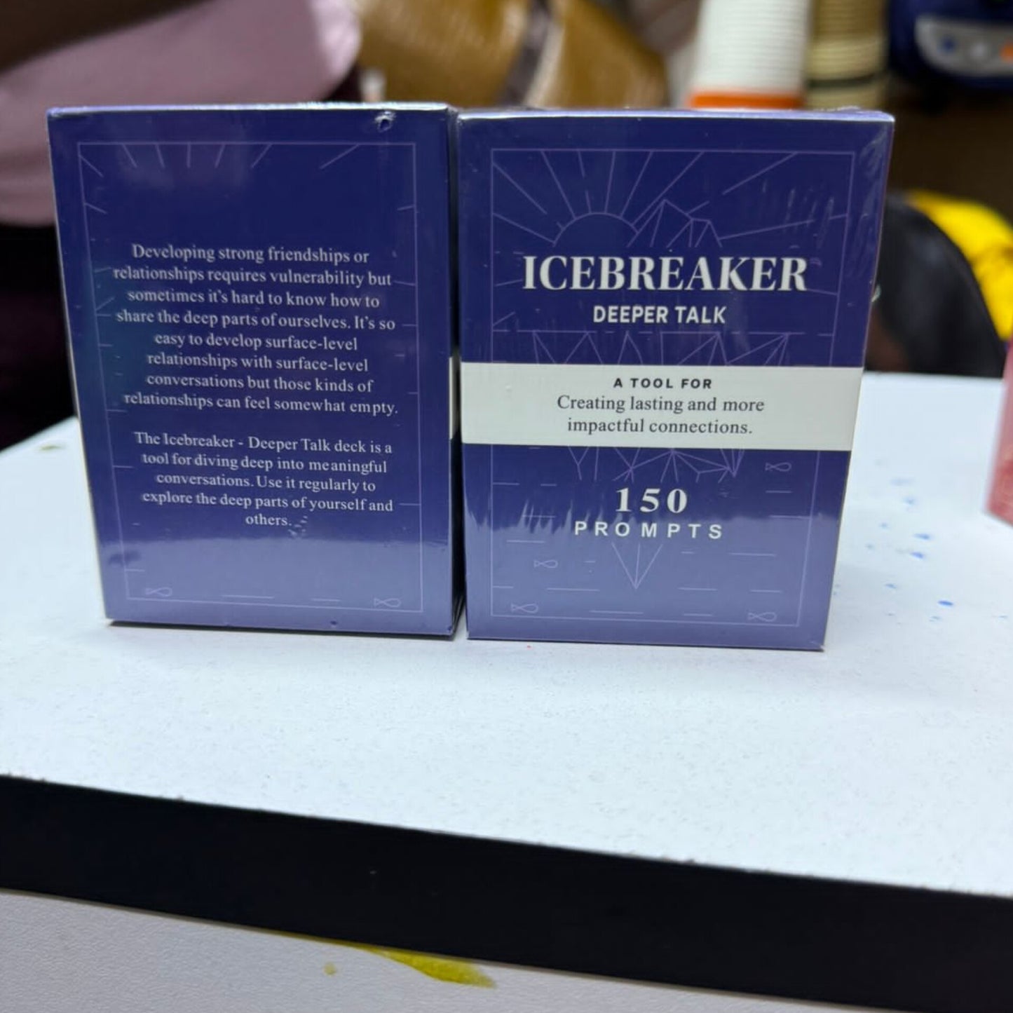 Ice breaker starter pack cards