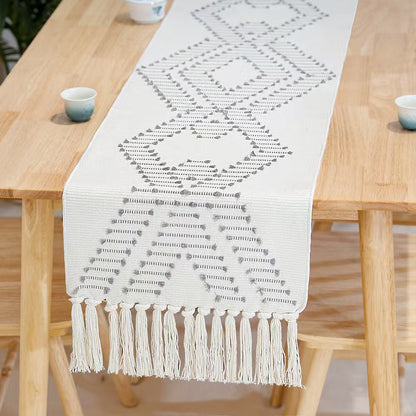 Boho Table Runners with Tassels