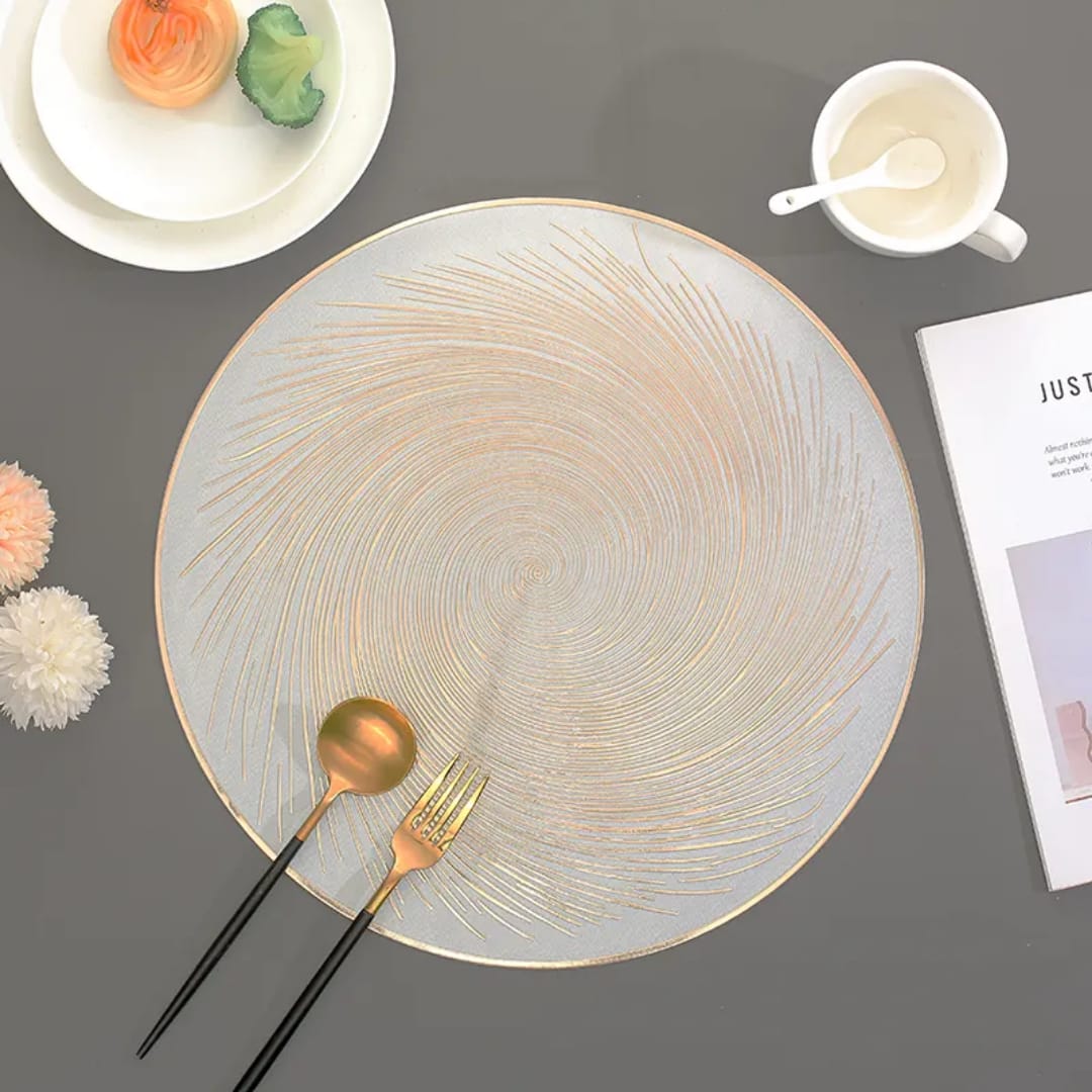 6 Pc round table mats