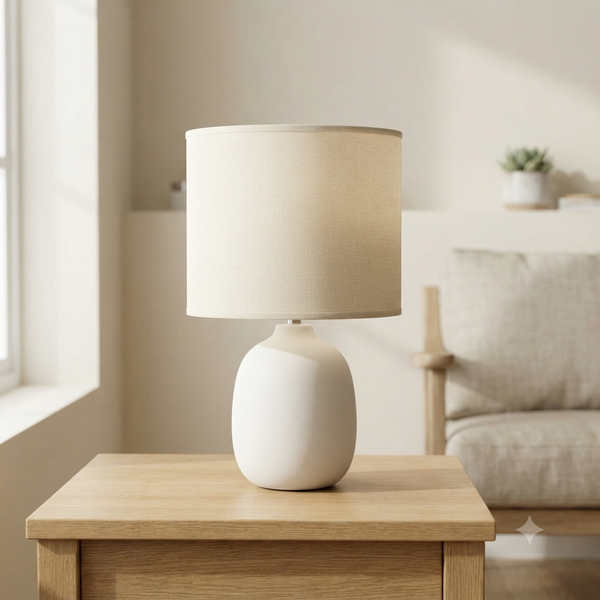 White Table Lamp PL 3190