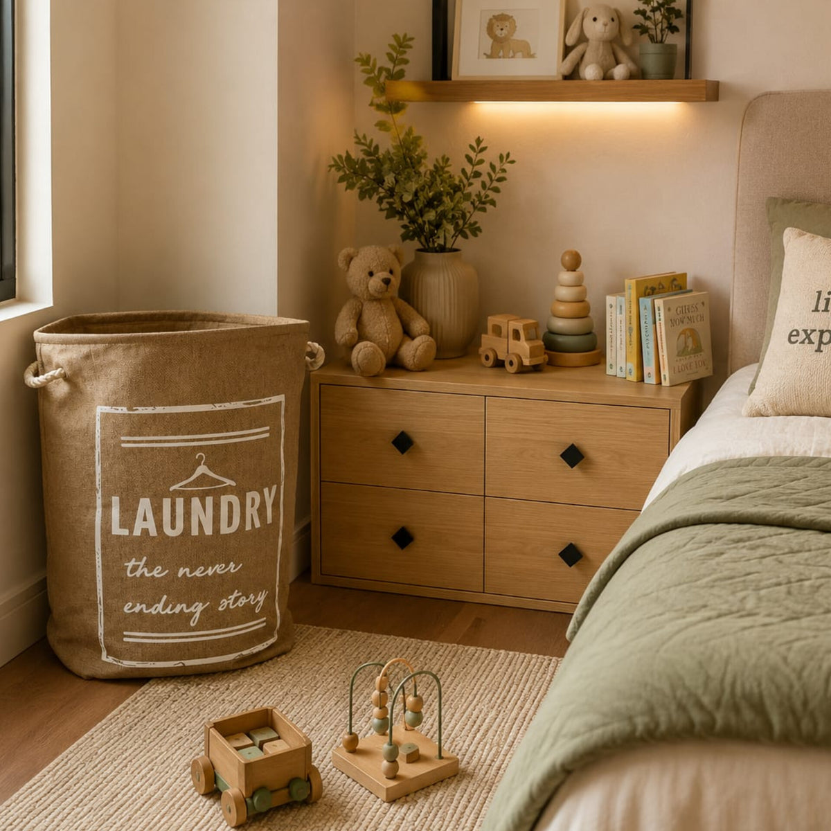 Large Capacity Foldable Laundry Basket