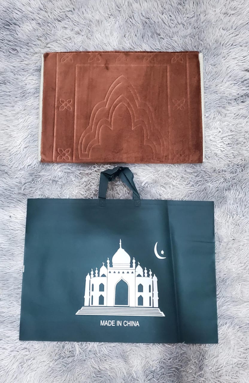 Portable Foldable Prayer Mat with Backrest