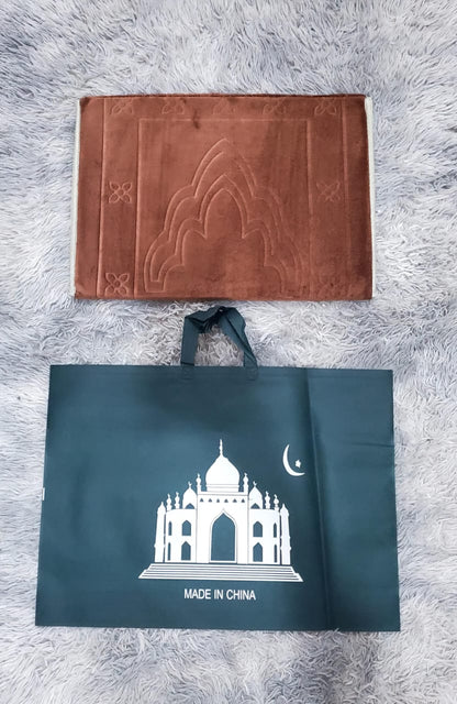 Portable Foldable Prayer Mat with Backrest