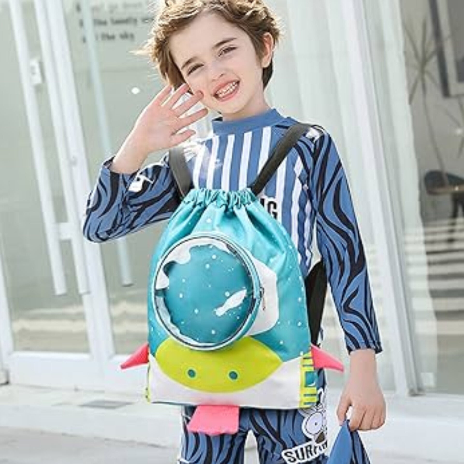 Drawstring Waterproof Swimming and Toy Storage Bag