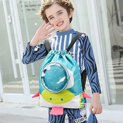 Drawstring Waterproof Swimming and Toy Storage Bag