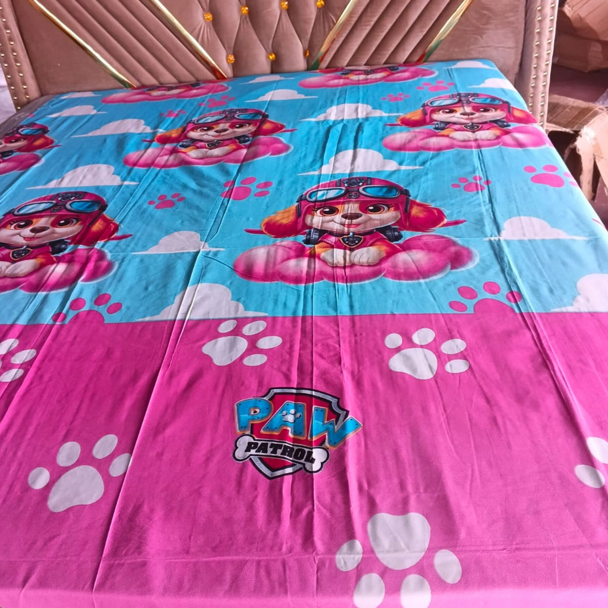 4*6 Cartoon Themed  Bedsheet Set