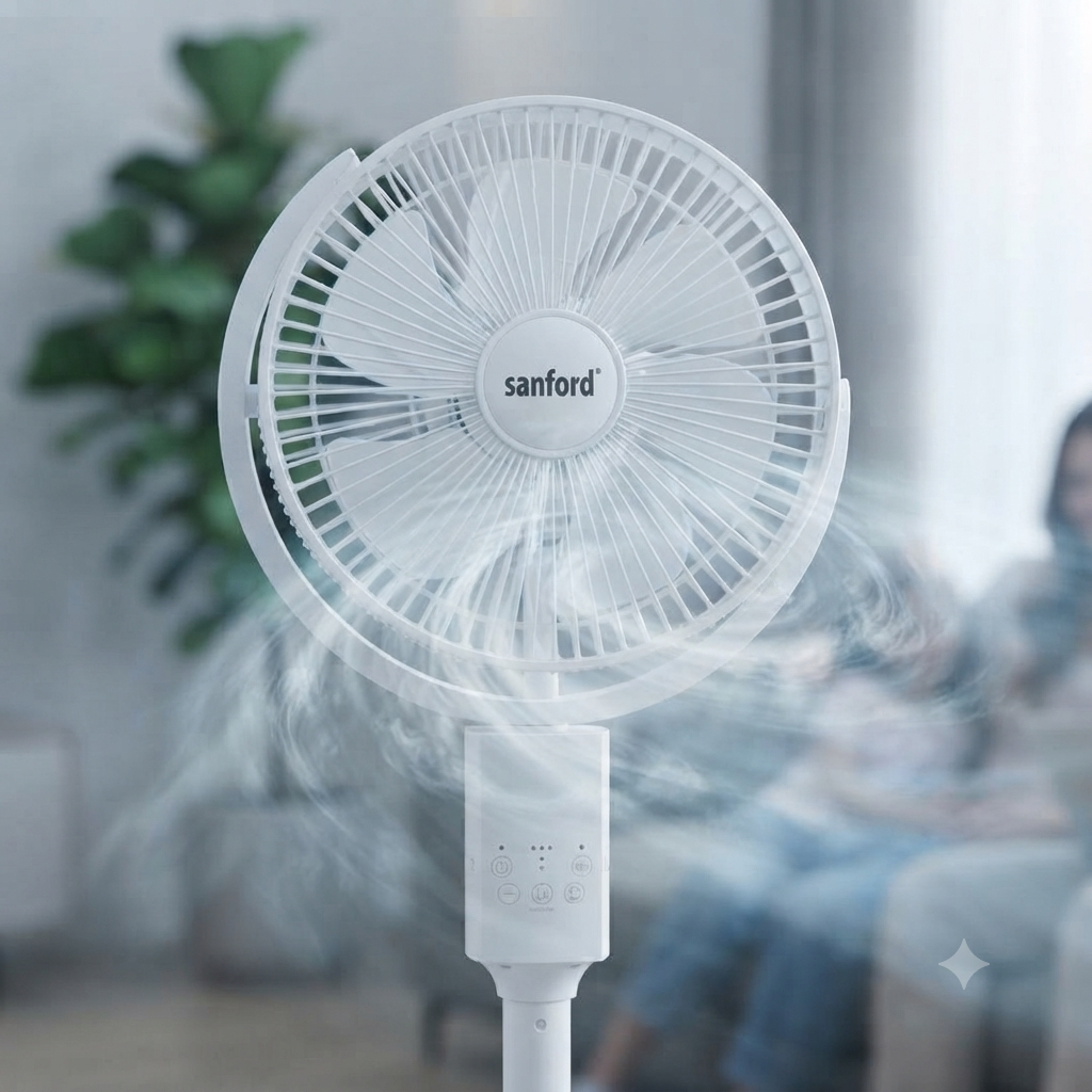 10 Inch Sanford  Adjustable Height Fan SF6659RSFN