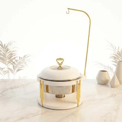 10L Round Chafing Dish Buffet Food Warmer