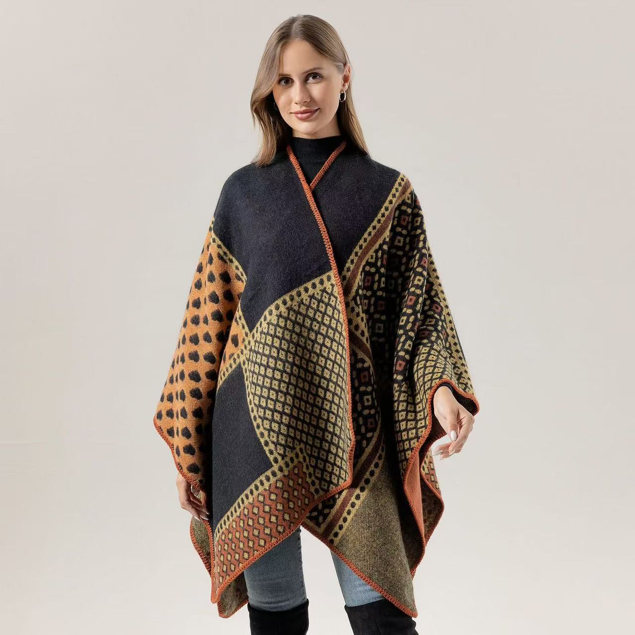 Women wrap shawl/poncho