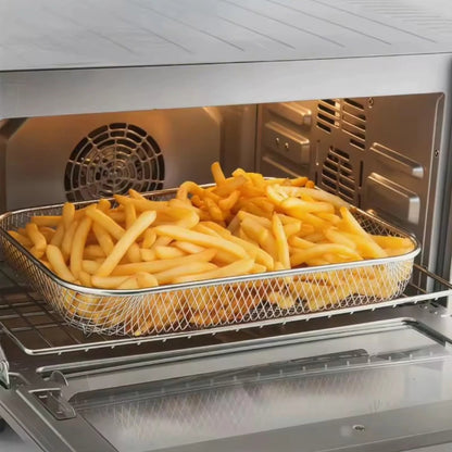 Stainless Steel Grill Basket with Tray