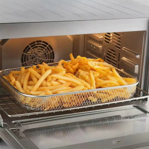 Stainless Steel Grill Basket with Tray